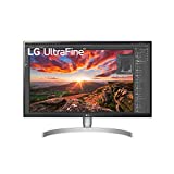 LG 27UN850-W Ultrafine UHD (3840 x 2160) IPS Display, VESA DisplayHDR 400, sRGB 99% Color, USB-C with 60W Power Delivery, 3-Side Virtually Borderless Design, Height/Pivot/Tilt Adjustable Stand