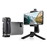 SESENPRO Smartphone Grip Holder with Wireless Camera Shutter Remote, Included Selfies Tripod Stand Mount, 2500mAh Charger Phone Wireless Remote Handle, for iPhone & Android Device…
